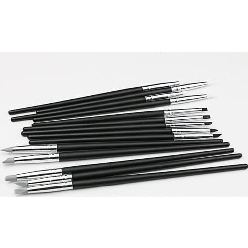 5pcs Dental Silicone Pen Adhesive Composite Resin Cement Tooth Shaping Porcelain