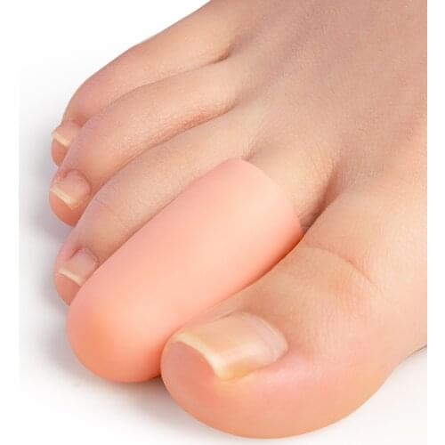 3Pair New Manicure Silicone Toe Tube Bunion Protector Gel Feet Care Cover Toe Separator Separateur Orteil Silicon Pedicure Tools