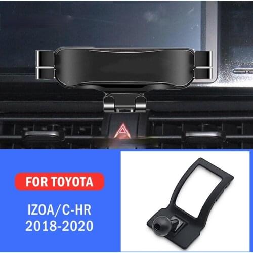Car Mobile Phone Holder For Toyota Izoa CHR C-HR 2018 2019 2020 Special Mounts Stand GPS Gravity Navigation Bracket Accessories