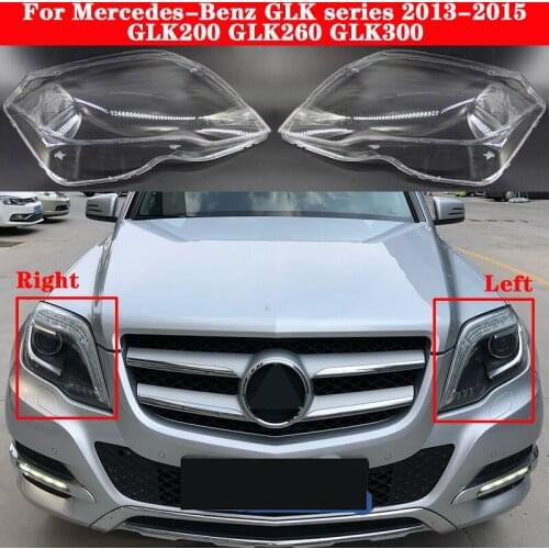 Car Front Headlight Cover For Mercedes-Benz GLK series GLK200 GLK260 GLK300 2013-2015 Lampshade Head Lamp light glass Lens Shell