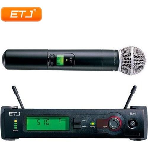 SLX24/Beta58 UHF Wireless Microphone Professional Karaoke Handheld Microphone Top Quality SLX4 SLX2