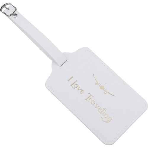 Suitcase Tag Travel Bag Labels Leather Instrument Baggage Luggage Tags Bag Luggage Tags for Travel Bag Suitcase 066C