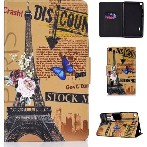 Stand Flip PU Leather Case For huawei t3 7 case MediaPad T3 7.0 Wifi BG2-W09 Tablet Smart Case Cover Fundas Coque Panda Elephant