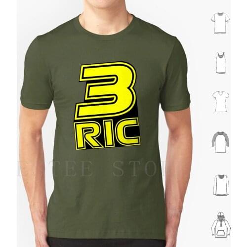Daniel Ricciardo Number 3 Back T Shirt Print Cotton Daniel Ricciardo 3 Number Racing Driver Formula Sport The Honey