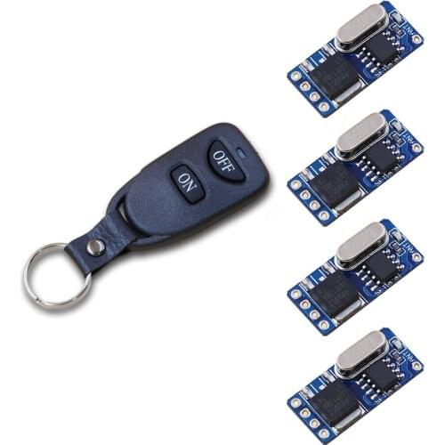 DC3.5v 3.7v 5v 6v 7.4v 8.4v 9v 12v Micro Wireless Remote Control Switch System Remote Plug for LED Lamp Lighting 315/433Mhz