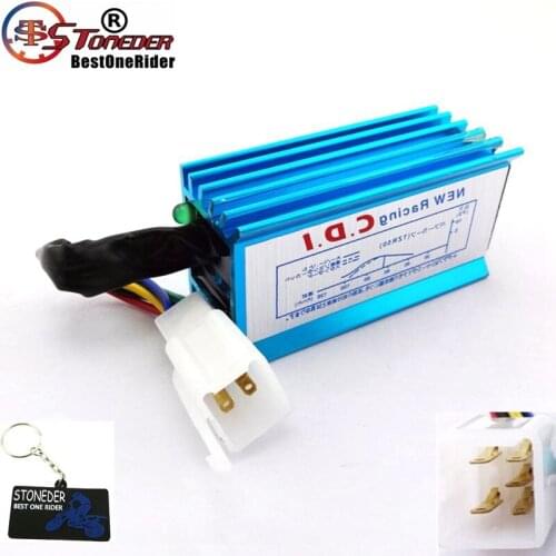STONEDER Blue Racing Ignition CDI Box 5 Pin AC For 50cc 70cc 90cc 110cc 125cc 140cc 150cc 160cc ATV Go Kart Pit Dirt Motor Bike