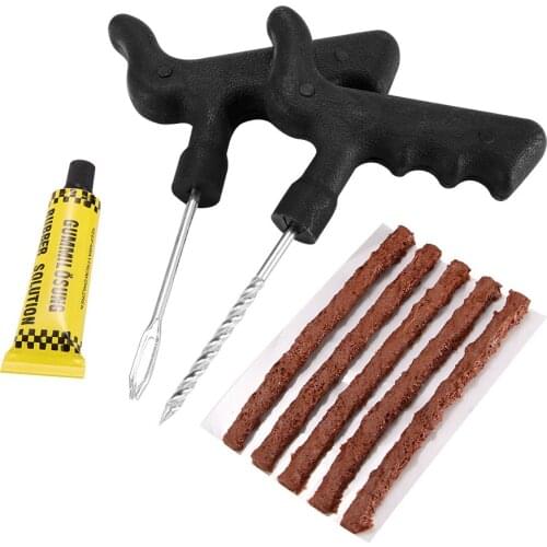 Onever Car Tubeless Tire Puncture Repair Tool Auto Break Down Vulcanizing Strip Car Tire Repair Kit for Motorcycle