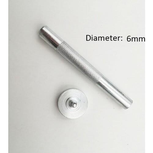2pcs/set Punching Holes Tools Hole Punch Rivet Snap Button Setter Die Base Leather Craft Working Tool DIY #400
