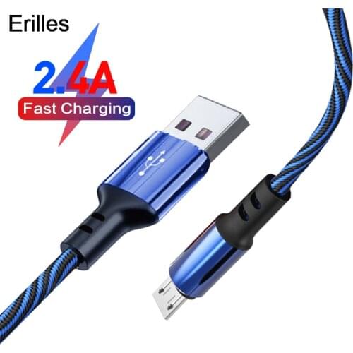 2.4A Micro USB Fast Charging Data Cord Charger cell phone accessories Charger Data Cord For Samsung xiaomi mi 9micro usb Cable