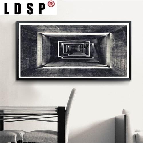 LDSP Canvas Paintings Retro Abstract Geometric Posters Print Wall Art Minimalist Pictures POP Living Room Home Decor Unframed