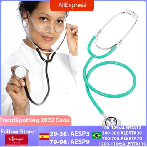 Medical Stethoscope Blood Pressure Dual Head EMT Doctor Nurse Vet Student Pink Cardiology Vet Nurse Estetoscopio Medical Device