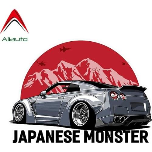 Aliauto Fashion Creative Car Sticker Japanese Monster Auto Decoration Personality Vinyl Decal Cover Scratches,14cm*10cm