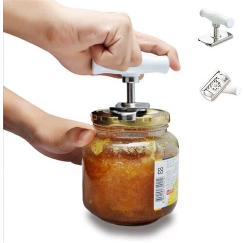 Stainless Steel Lids off Jar Opener Adjustable Jar Opener Bottle Opener Adjustable Can Opener Kitchen Accessories