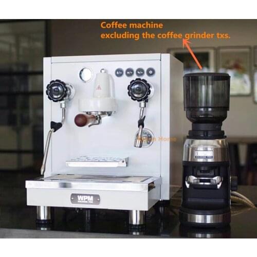 Silver color Mini portable stainless steel coffee machine SingleGroup Double boiler cappuccino espresso coffee auto coffee maker