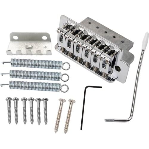 Alloy Guitar Single Shake Bridge Crank Bar mounting screw Wrench Spring For ST Electric Guitar