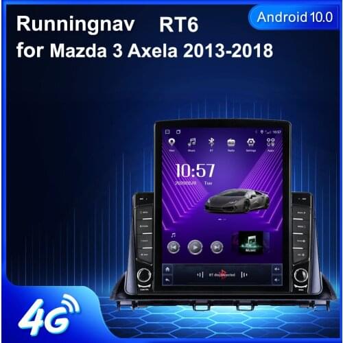 Runningnav For Mazda 3 Axela 2013-2018 Tesla Type Android Car Radio Multimedia Video Player Navigation GPS