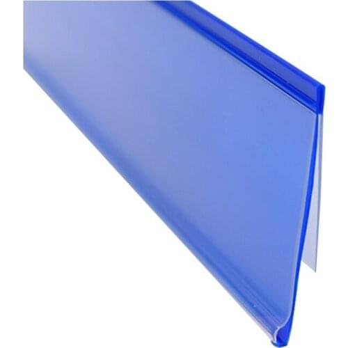 Self-adhesive Data Strip Label Holder, rack shelf edge display clear scanner rail price tag card sign frame pop promotions clip