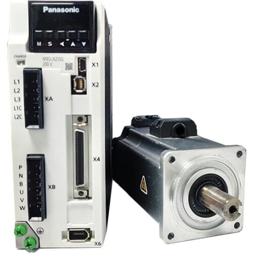 Panasonic Servo Motor 400W MHMF042L1U2M+ Panasonic Drive MBDLN25SE