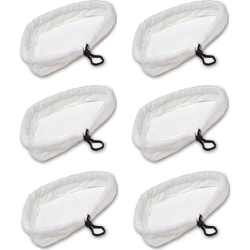 6PCS Mopping Cloth Pads Replacement for H2O H20 Steam Mop Cloths Parts Accessories