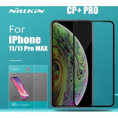 For iPhone 11 Pro Max Glass Nillkin CP+ Pro Full Cover 2.5D Tempered Glass Screen Protector for iPhone 11 Pro Max HD Glass Film