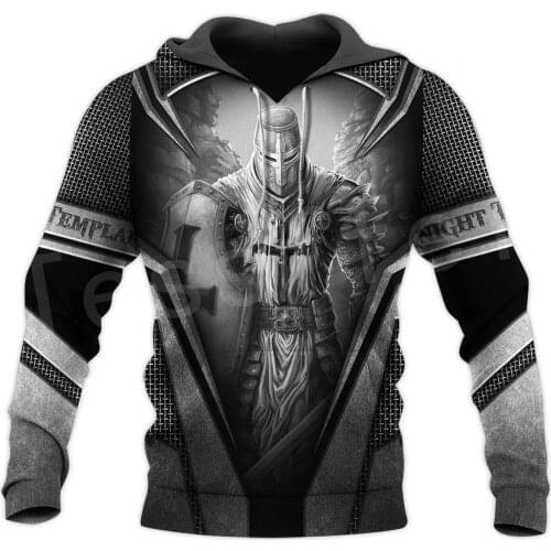 Tessffel Knight Templar Costume Armor Pullover NewFashion Harajuku Streetwear 3DPrint Unisex Zipper/Hoodies/Sweatshirt/Jacket 12