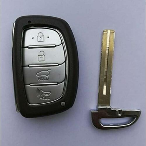 DAKATU Smart Remote Key Shell Case Fob 4 Button for HYUNDAI IX25 IX35 Elantra Sonata Replacement Keyless fob case