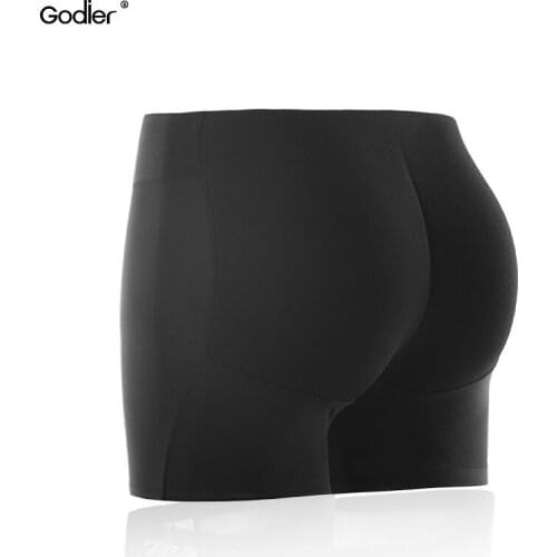 Godier Sexy Padded Panties Seamless Bottom Panties Buttocks Push Up Lingerie Womens Underwear Good Quality Butt Lift Briefs