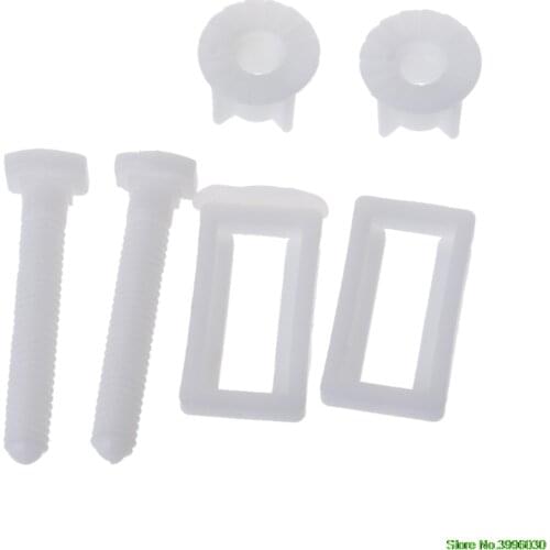 1 Pair Toilet Seat Hinge Bolts Screw Fixing Fitting Kit Toilet Seat