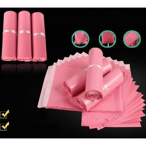 50pcs/Lots 14 Wires Pink 28*42cm Courier Bags Self-Seal Adhesive Storage Bag Matte Material Envelope Mailer Postal Mailing Bags