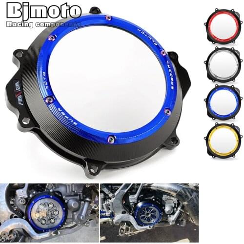 CNC Racing Clear Clutch Cover For Yamaha YZ250 1999-2020 YZ250X 2016 2017 2018 2019 2020 Motorcycle Accessories