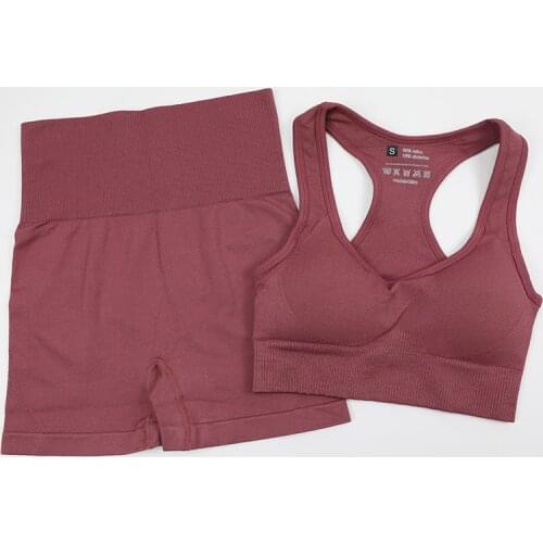 Seamless Workout Clothes For Women Suit For Yoga Fitness Sports Bra Leggings Women Sports Top Shorts Set Women Gym Clothing