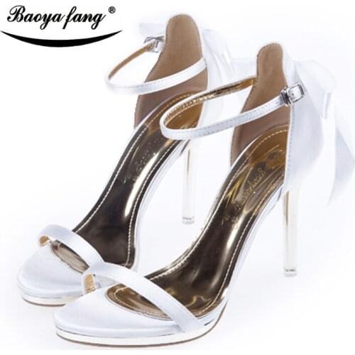 2017 New Summer female sandals woman High heels sexy sandals women Summer sandals 10cm thin heel free shipping