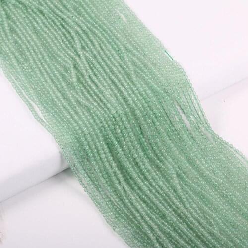 Natural Stone Beads Green Aventurine Loose Spacer Beaded for Jewelry Making Beadwork DIY Necklace bracelet accessories Wholesale