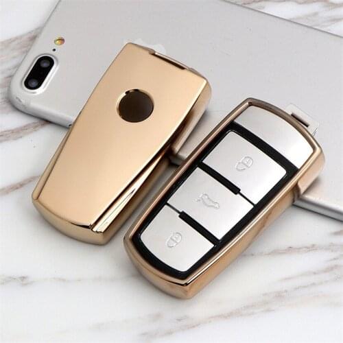 TPU Car Key Protection Case Cover For VW Jetta 6 Scirocco Tiguan 2018 Caddy Golf 5 6 7 MK7 Polo Passat B5.5 B5 B7 B8 B6 Sharan