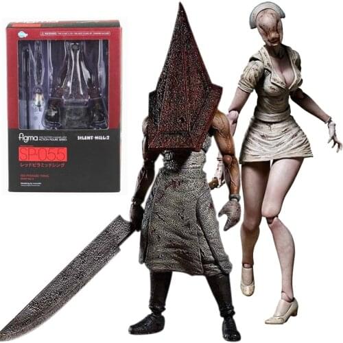 Figma SP055 Silent Hill 2 Red Pyramd Thing 6 Inch Figure Bubble Head Nurse SP061 Moive Action Toy Horror Halloween