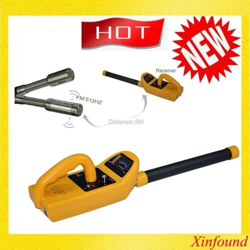 FM 512Hz Receiver For 512hz Transmitter Pipe Locator FM Signal Receiver Black Green Red 3 Colors Pipe Camera Finder