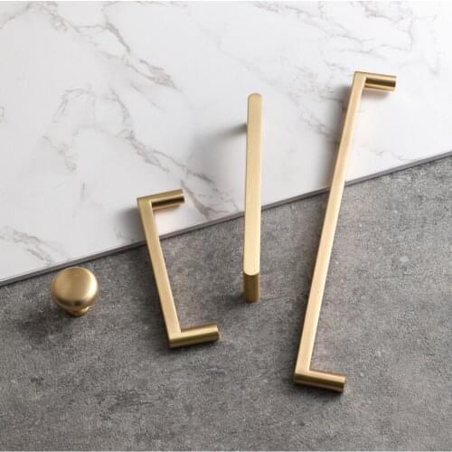 European Zinc Alloy Solid Kitchen Cabinet Knob Drawer Wardrobe Door Handle Bookcase Furniture Pulls Hardware Accessories