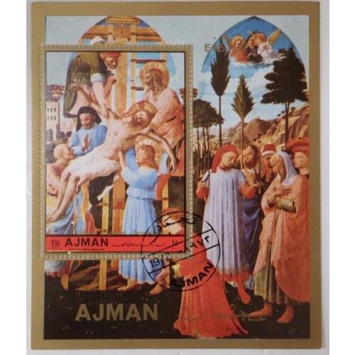 1972 Easter souvenir sheet Post Stamps Postage Collection