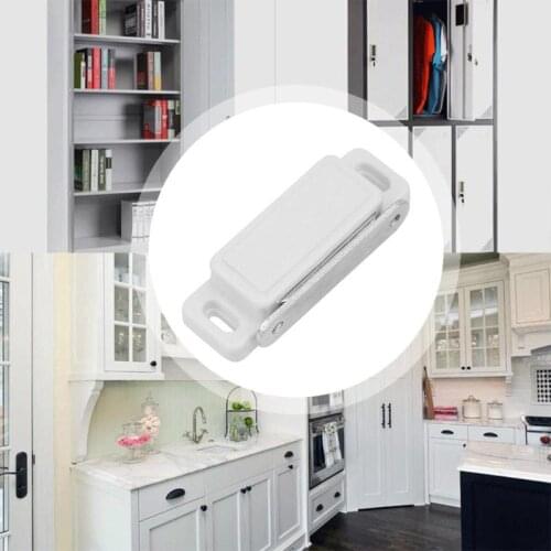 2pcs Magnetic Cabinet Catch Closer Kitchen Cupboard Wardrobe Furniture Damper Buffer Household Hardware Accessories