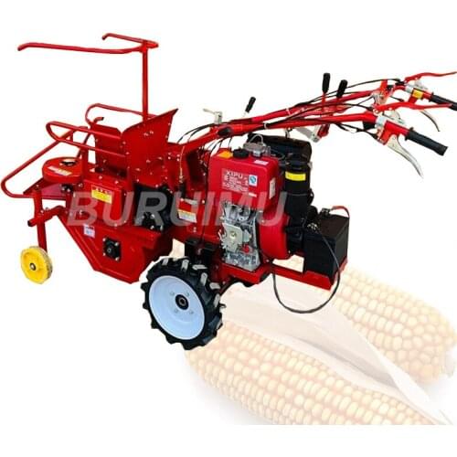 Mini Sweet Row Corn Maize Combine Harvester Equipment Small Harvest Machine Corn Picker