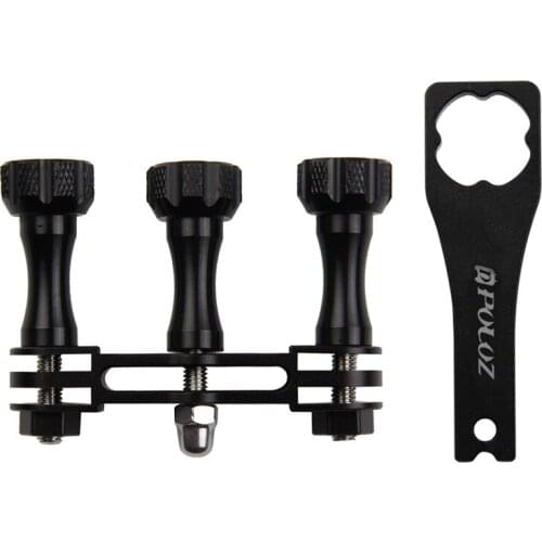 Alloy Multifunctional Connection Mount with 3 Long Screws & Wrench for GoPro NEW HERO /HERO7/6/5/4/3+/3 DJI OSMO Action Xiaoyi