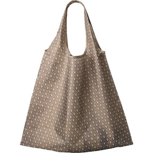 Fashion Spot Manufacturers Japanese Environmental Protection Polyester Oxford Cloth Large Handbag High Quality Hand