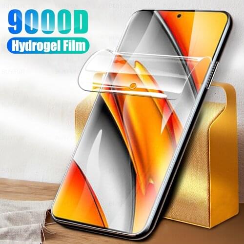Full Cover Soft Hydrogel Film For Xiaomi Poco F3 Phone Screen Protection For Xiao Mi Poxo Poko PocoF3 F 3 6.67" Film Not Glass