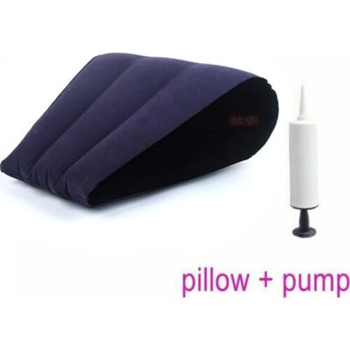 Inflatable Sex Love Pillow Cushion Adult Sexy Aid Body Positions Support Furniture Couple Air Magic Love Game Toys for Women Man