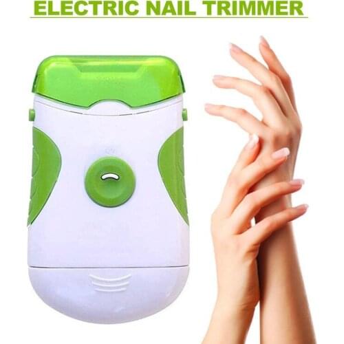 Portable Electric Nail Clippers for Manicure and Pedicure, with Removable Head and LED Lights, Manicure and Grooming Tools