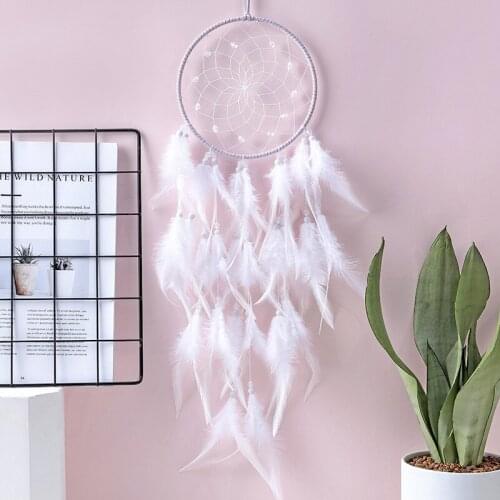 Novel Dream Catcher LED Lights String Dreamcatcher Room Wind Chimes Girls Best Gift Balcony Wall Hanging For Home Decoration