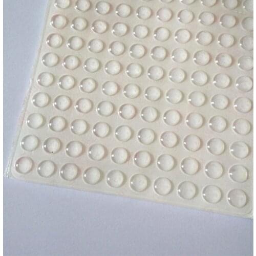 100PCS 7MM*2MM SELF ADHESIVE SOFT ANTI SLIP BUMPERS SILICONE RUBBER FEET PADS GREAT SILICA GEL SHOCK ABSORBER CABINET BUMPERS