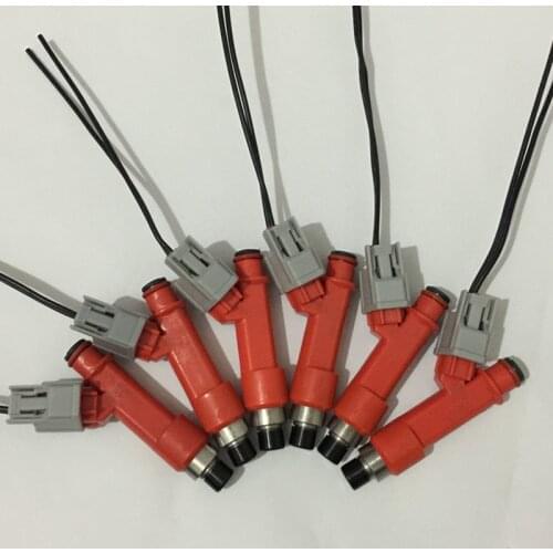 Test Video in 6x With plugs E85 High performance 850cc for New toyota supra 1jzget 2JZGTE engine motor fuel injector 1001-87F90