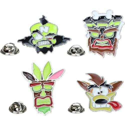 Horror Anime Badges For Backpack Enamel Pin Womens Brooch Anime Avatar Lapel Pins Brooches For Women Avatar Decorative Pins