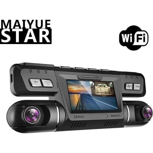 Maiyue star Dash Cam with dual WiFi dual 1080P front and rear built-in car Uash Lyft Truck taxi sprint camera